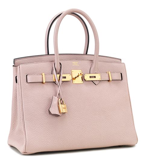 Hermès Glycine Clémence Birkin 30 Gold Hardware, 2015 